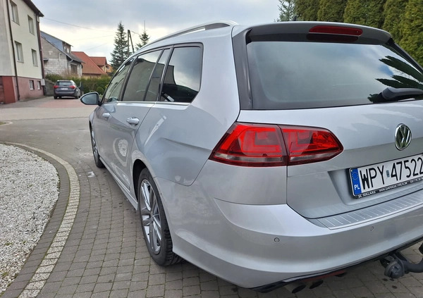 Volkswagen Golf cena 49900 przebieg: 116200, rok produkcji 2015 z Przysucha małe 121